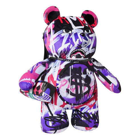 MOCHILA OSO MORADA VANDAL COUTURE SPRAYGROUND